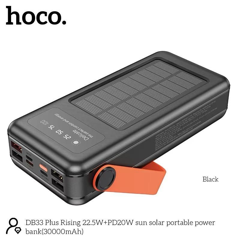 Hoco DB33 Plus 30000mAh Solar Power Bank