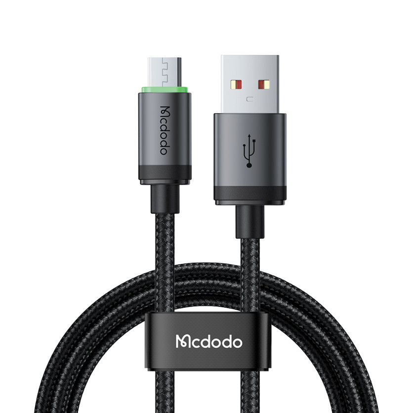USB-A to Micro USB Cable with Charging Light 1m-CA-3990
