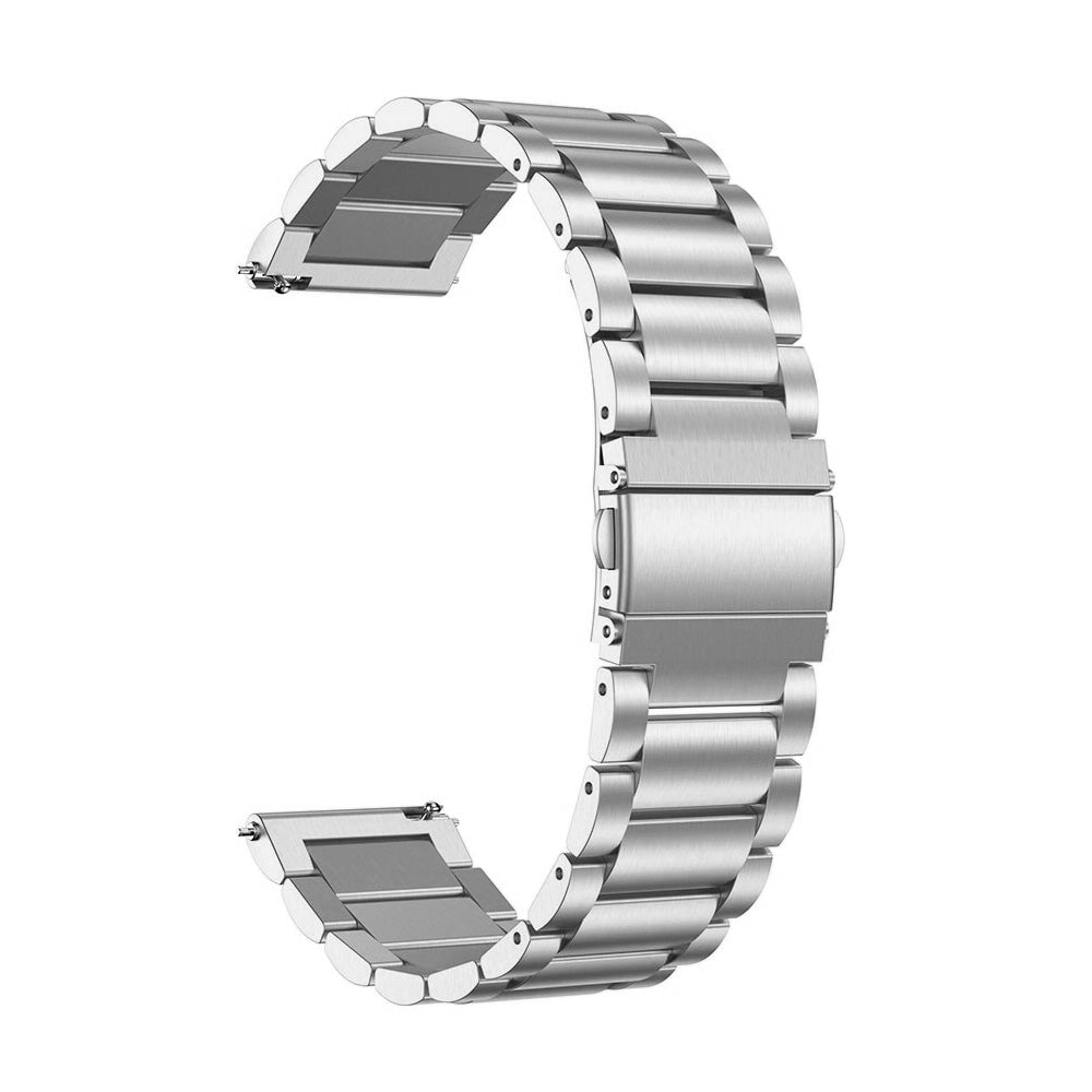 22mm Metal Strap For Smartwatch - Silver Color