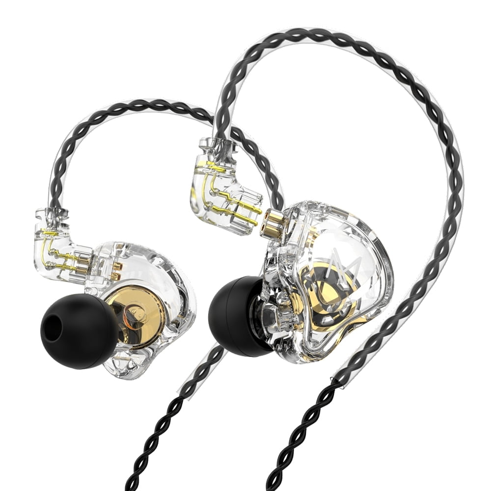 TRN MT1 Pro Professional Hi-Fi Dynamic Driver In-Ear Monitor Earphone - white