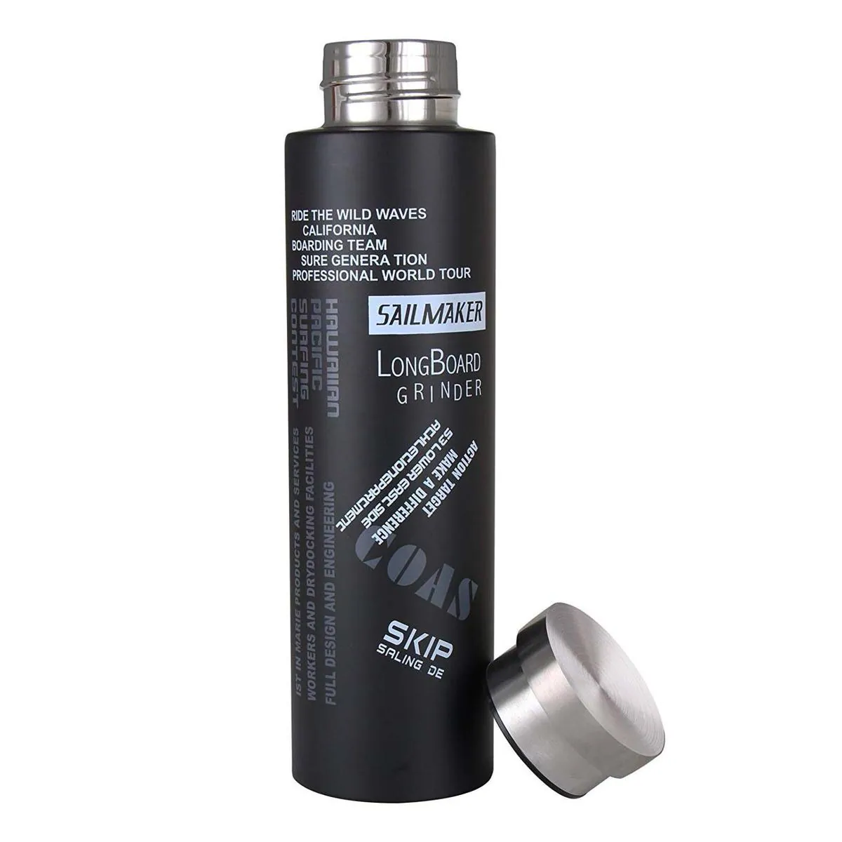 Sports Thermos Bottle Vacuum Flask Water Bottle 800ml - Black Color