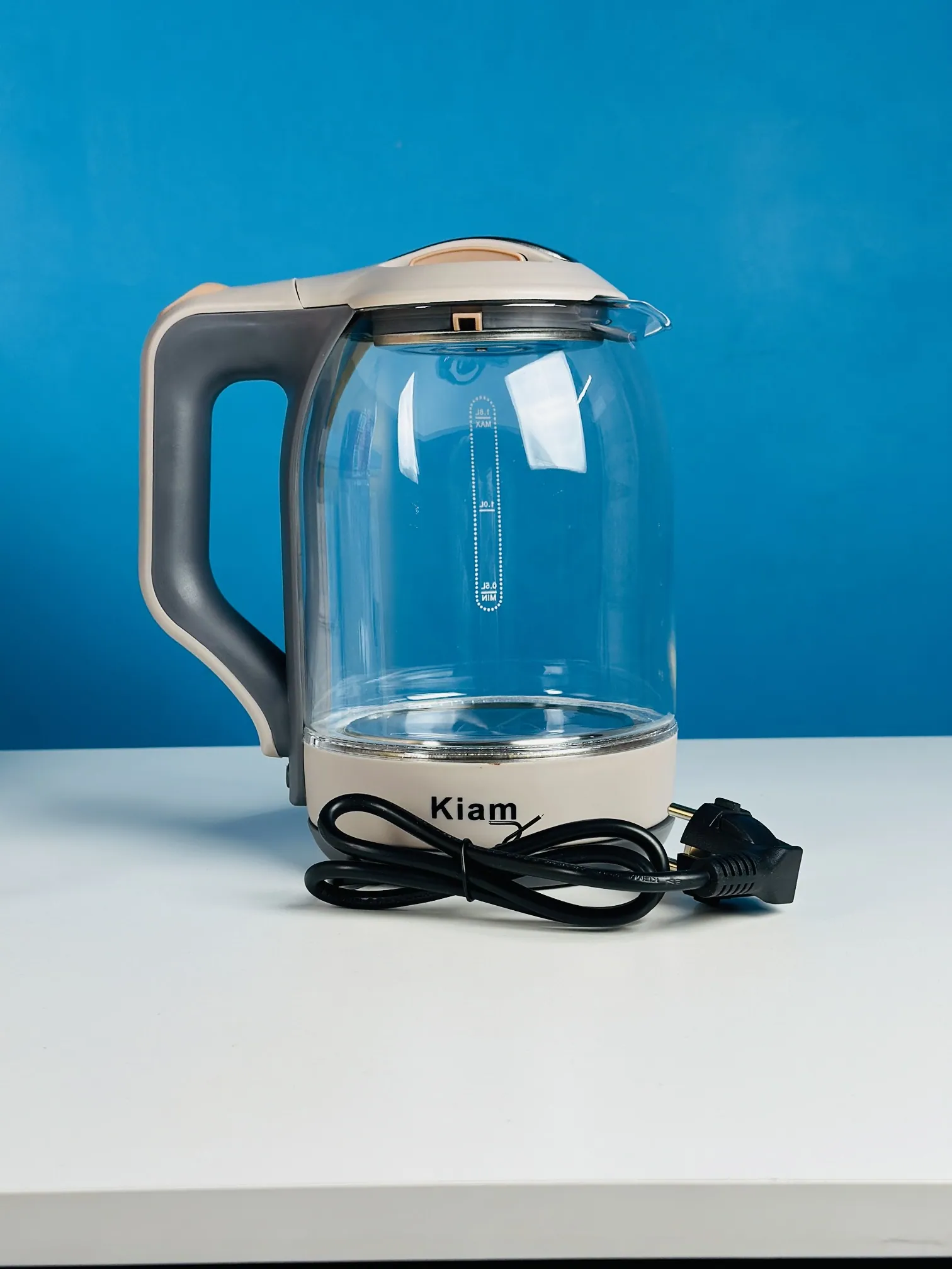 Kiam Electric Kettle BL002 Automatically turns Off - Automatic Over Heat Protection (1.8 L)