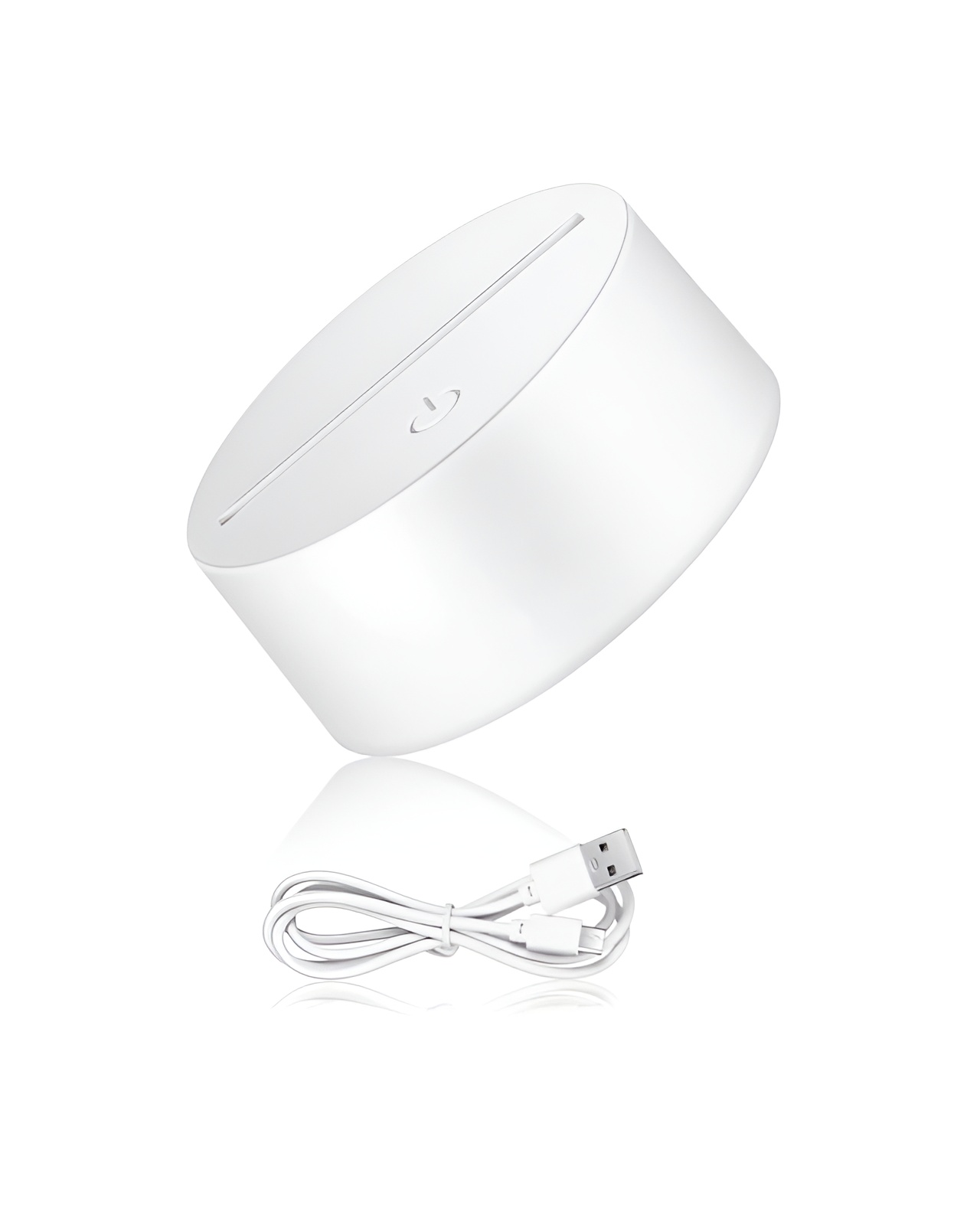 GearUP Acrylic Night Lamp (Only Base)- White