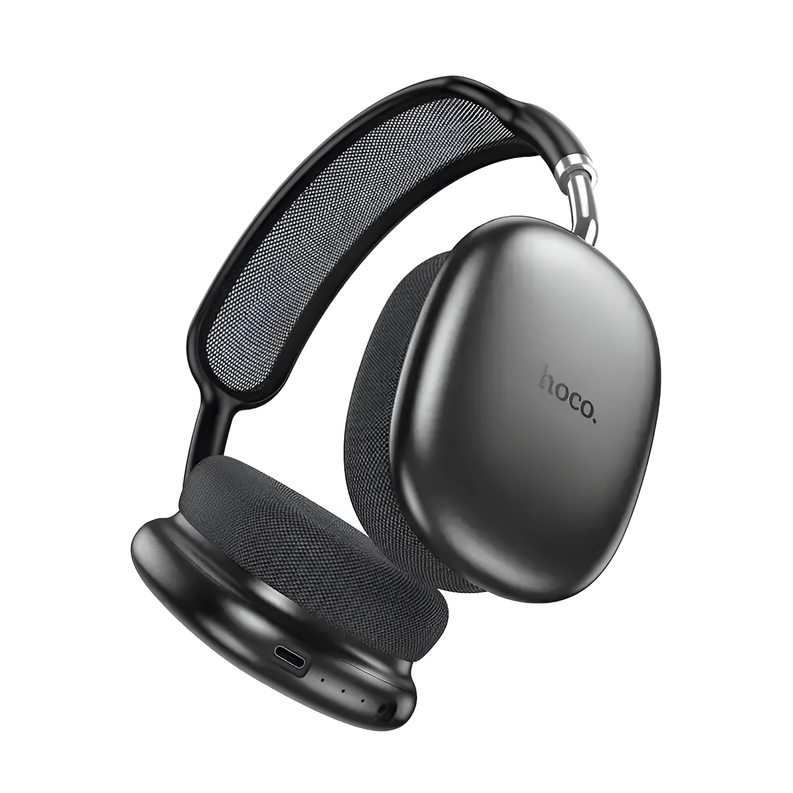 HOCO W55 Plus ANC Bluetooth Headphones - Black
