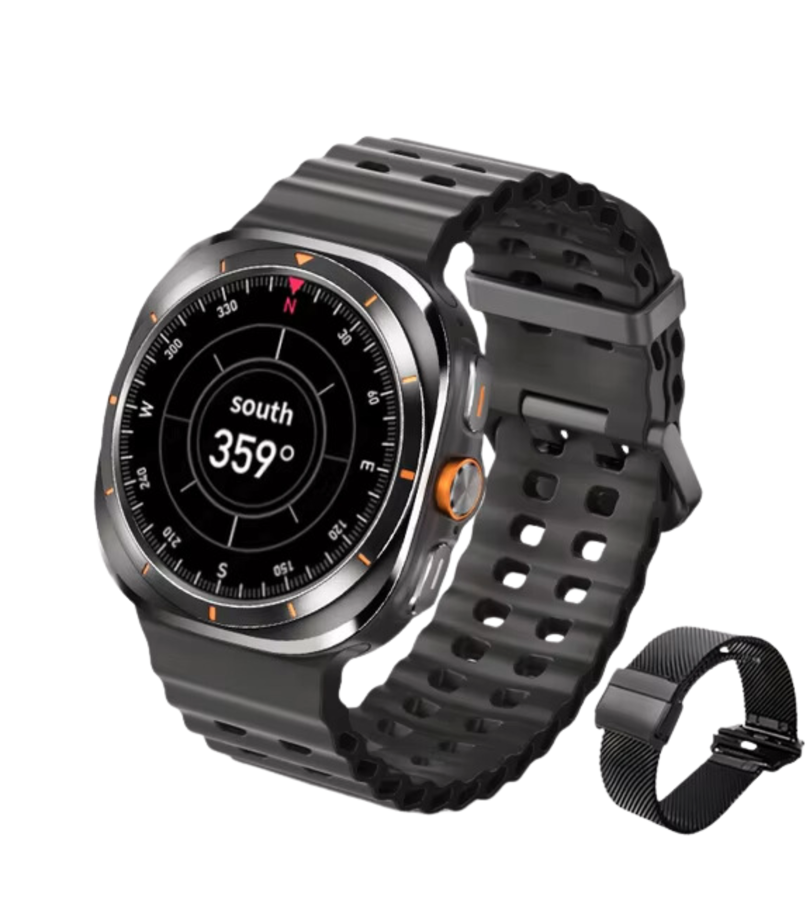 S7 Ultra Advanced Sports  Smart Watch - Black