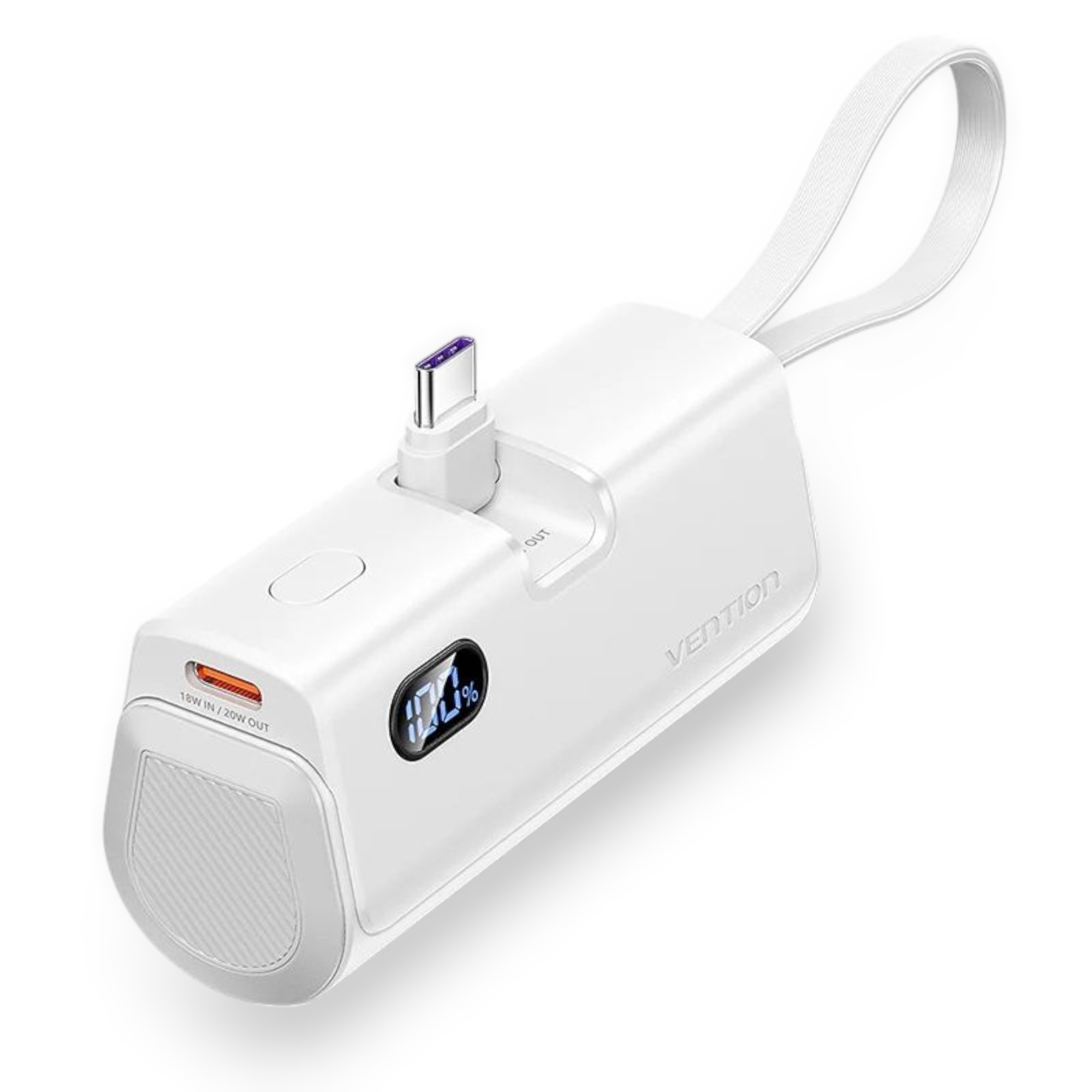 Vention 4800mAh Power Bank 22.5W - White