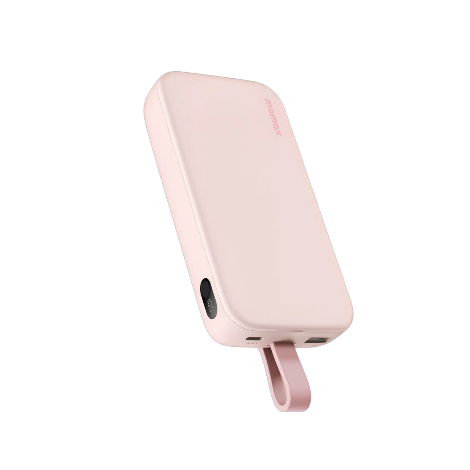 Momax PD5 20,000mAh 22.5W Power Bank with Type-C Cable - Pink