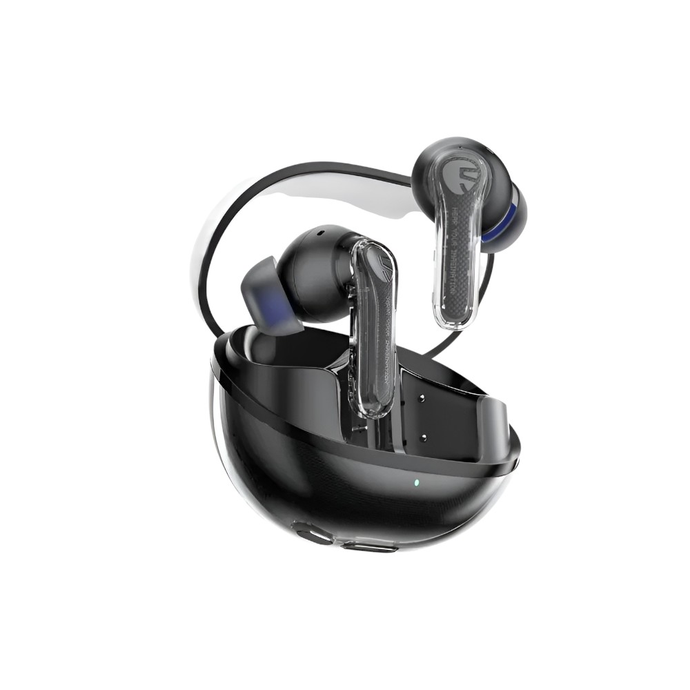 SoundPEATS Clear True Wireless Earbuds - Black