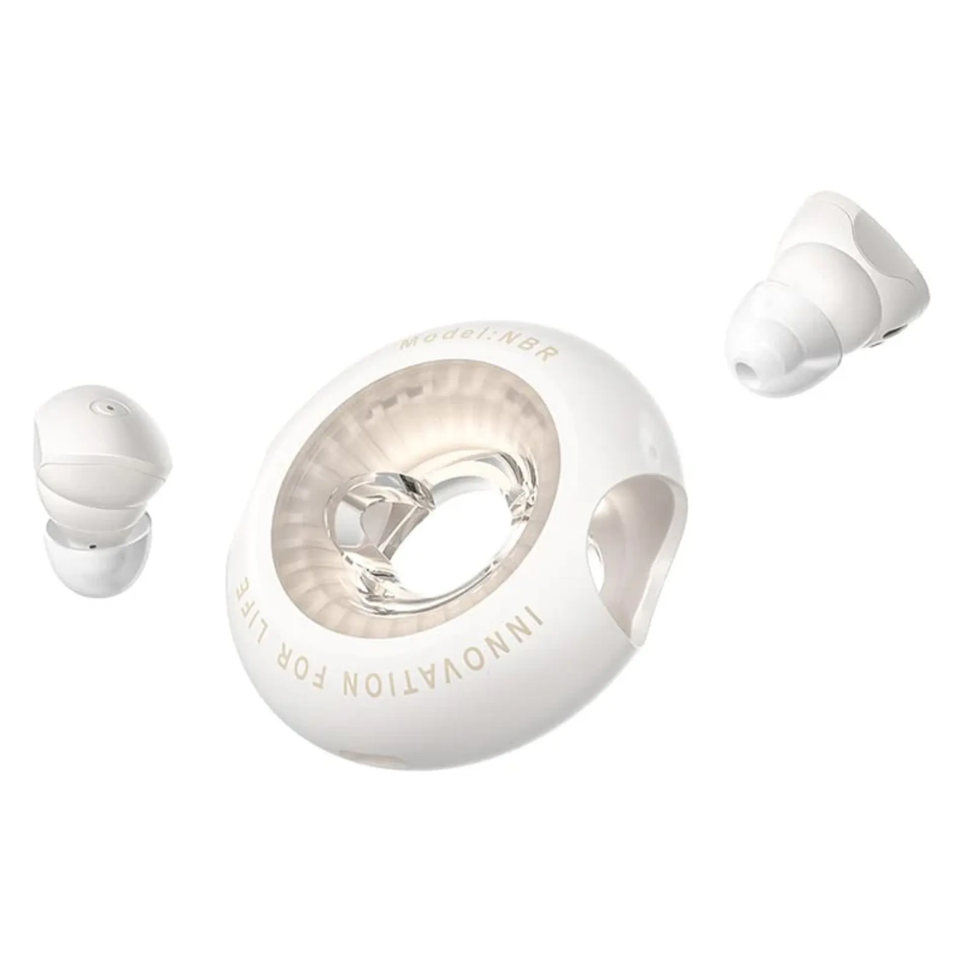 Vention NBRG0 T17 Wireless Bluetooth Earbuds - Beige