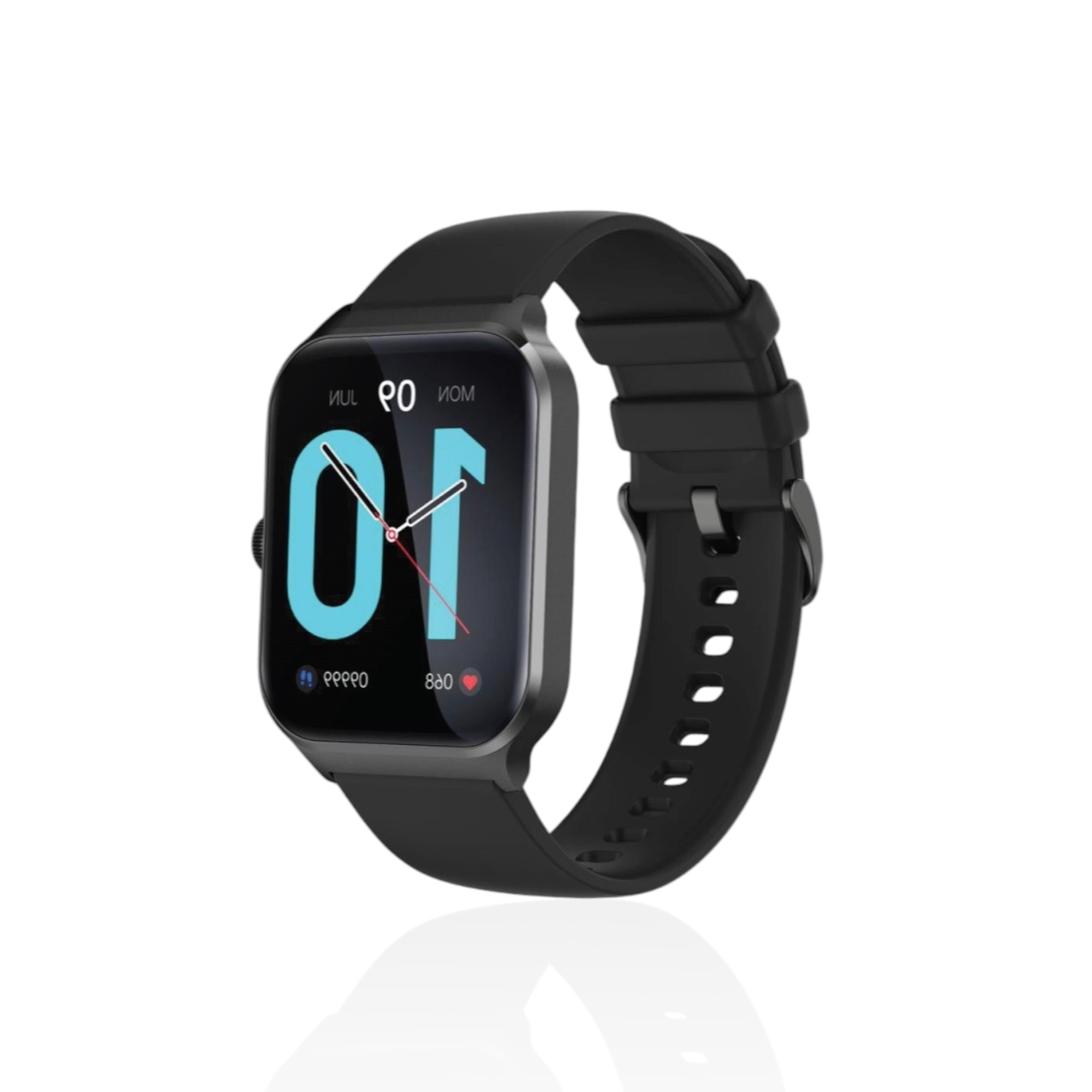 Geeoo W12 Bluetooth Calling Smart watch - Black