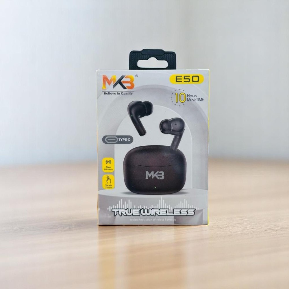 MKB E50 True Wireless Earbuds - Black