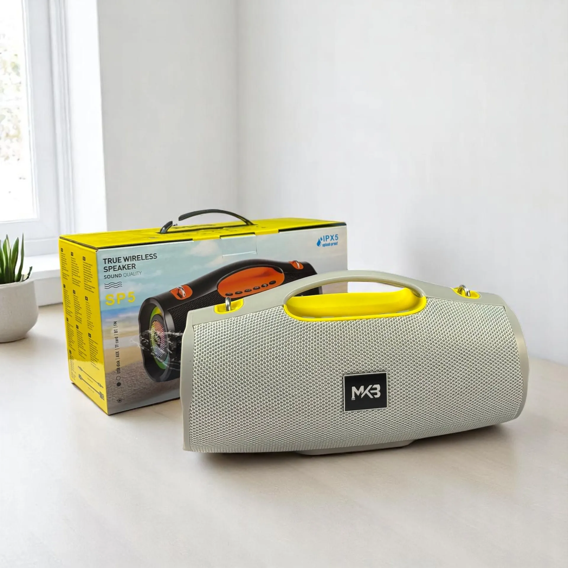 MKB SP5 Portable Wireless Bluetooth Speaker - Gray