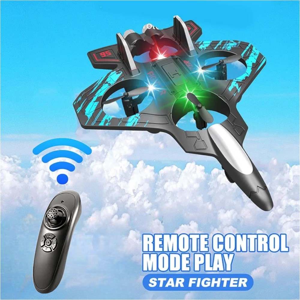 Remote Control Starfighter Drone Plane - Green