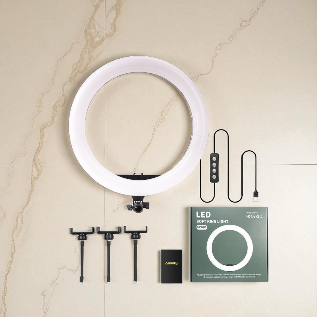M36E Led Soft Ring Light - 15 Inch