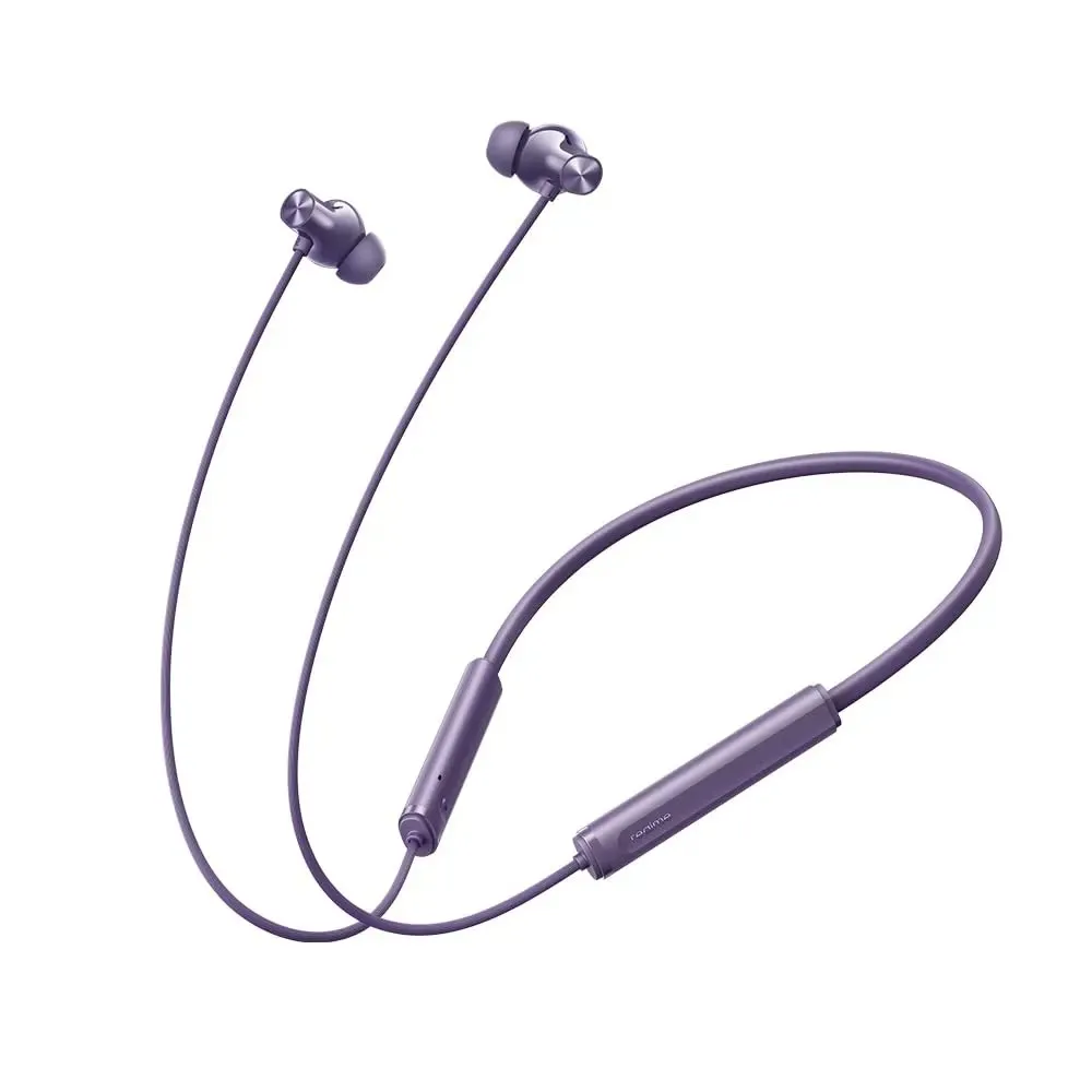 Realme Buds Wireless 5 ANC Neckband Earphone - Purple