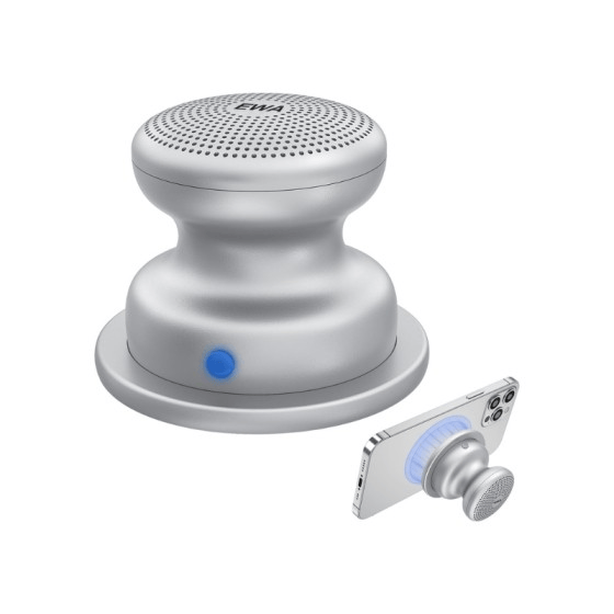 EWA A117 5W Mini Magnetic Bluetooth Speaker - Silver