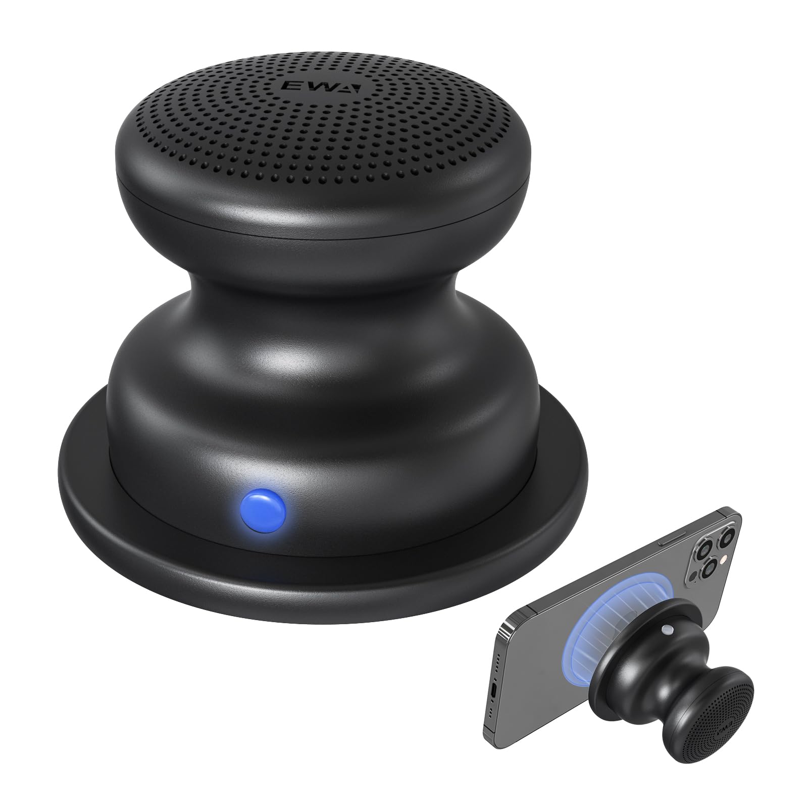 EWA A117 5W Mini Magnetic Bluetooth Speaker - Black