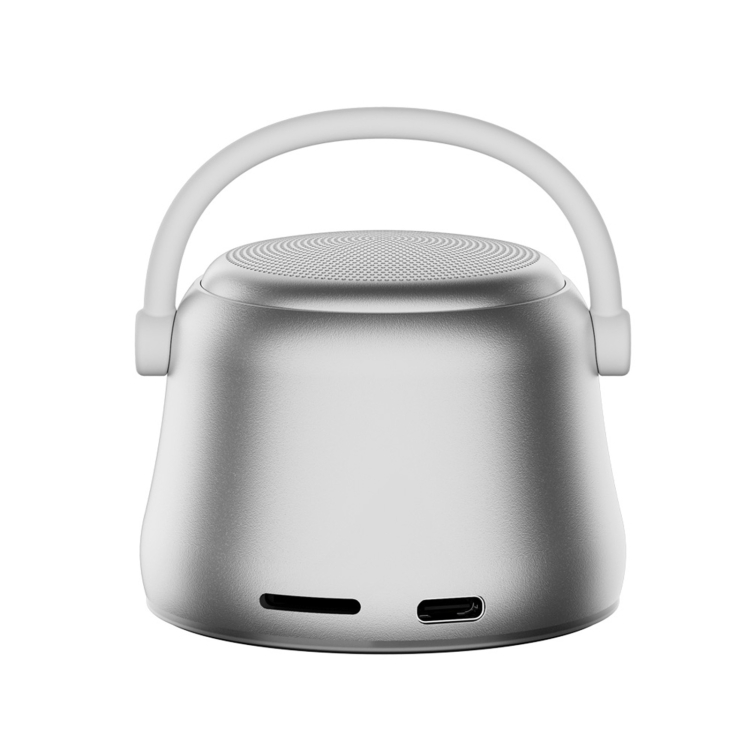 EWA A20 Mini Bluetooth Bass Radiator Metal Speaker - SILVER