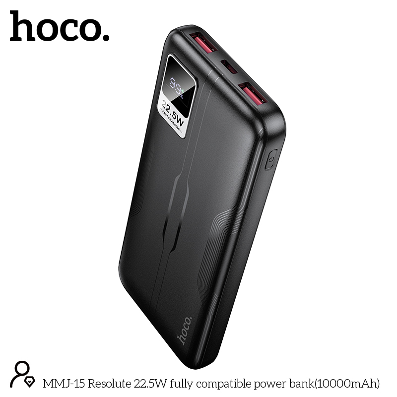 Hoco MMJ15 Resolute 22.5W Fast Charging Power Bank - 10000mAh