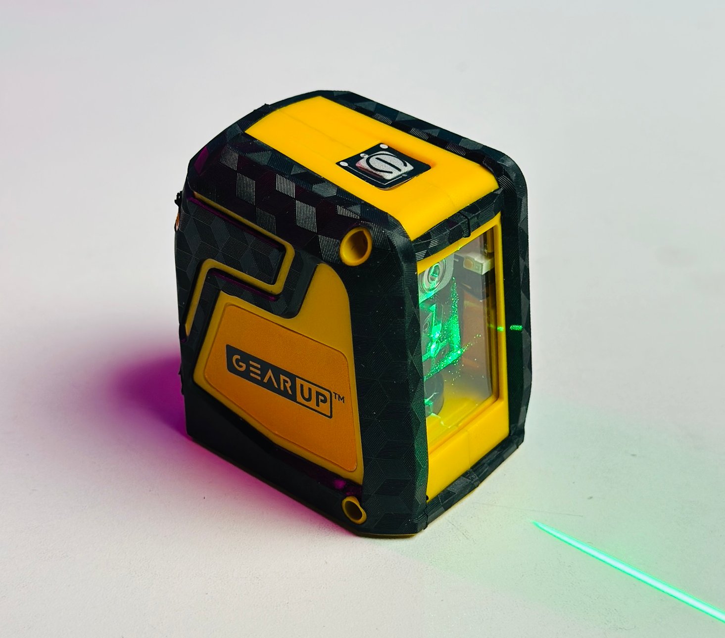 GearUP Precision Self-Leveling Cross Line Laser Level – Ultra-Bright Green Beam