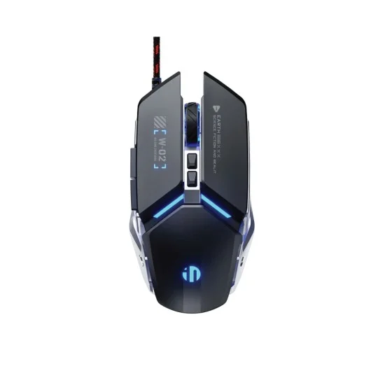 Inphic W2 Ⅱ Silent Wired Gaming Mouse - Black