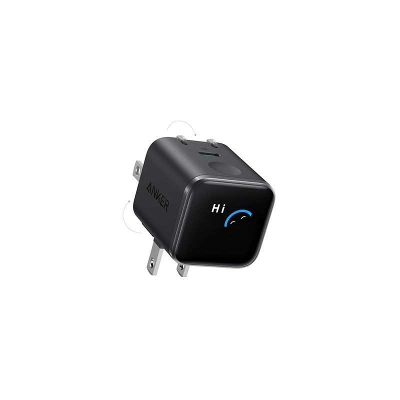 Anker Nano 45W GaN Fast Charger with Smart Display (A121D)