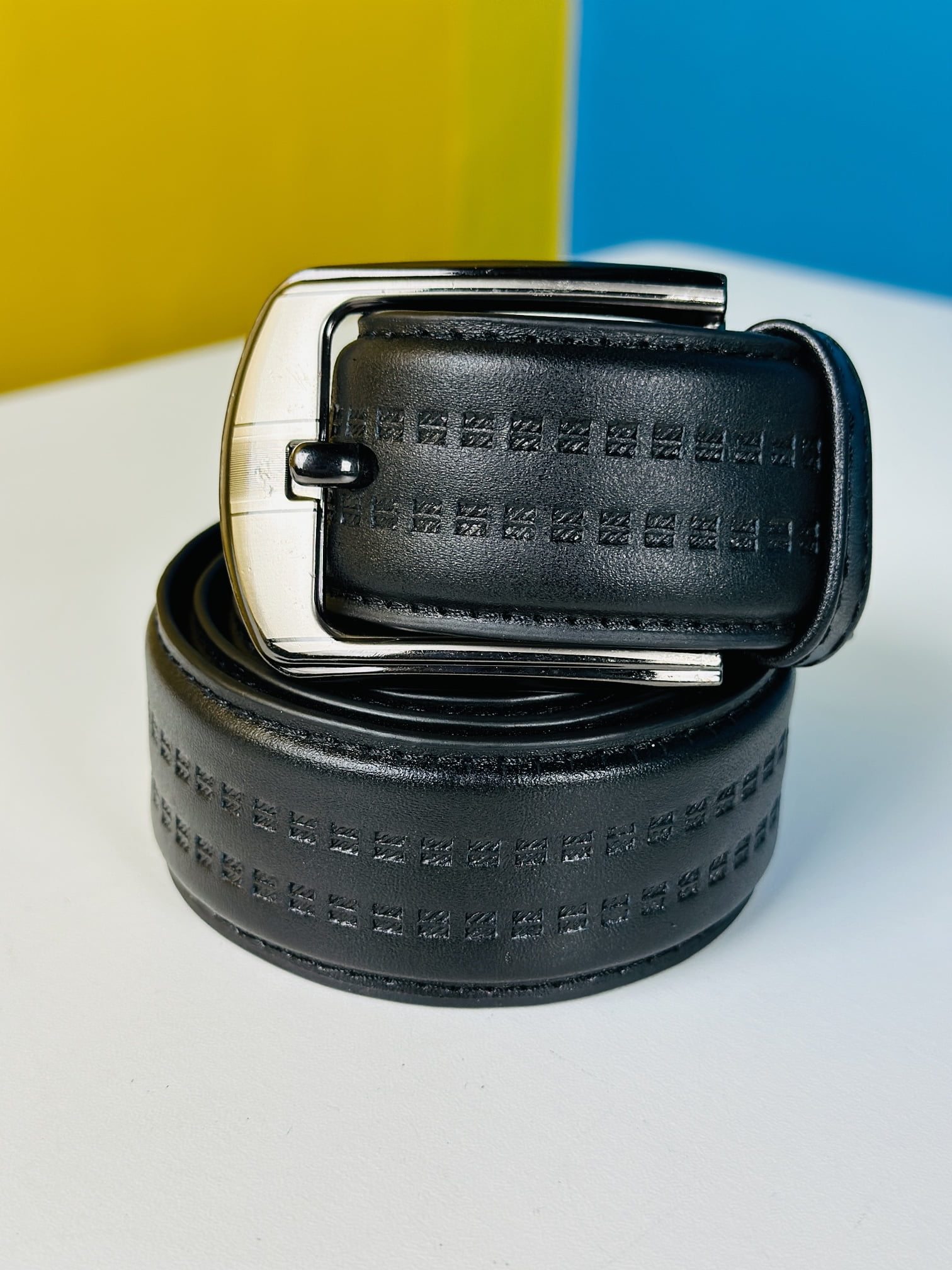 Genuine Leather Belt-  Black (GearUp1004)