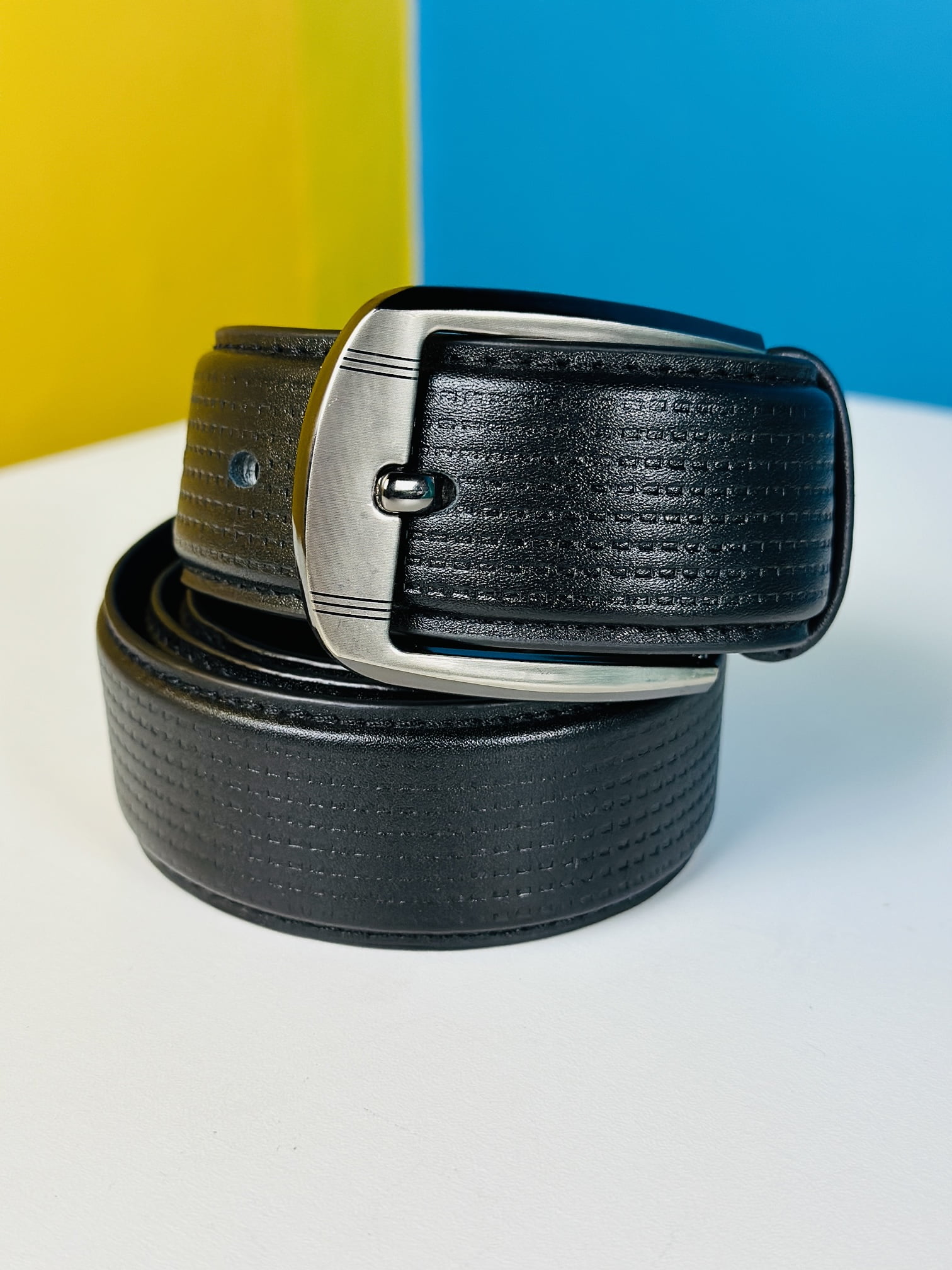 Genuine Leather Belt-  Black (GearUp1003)