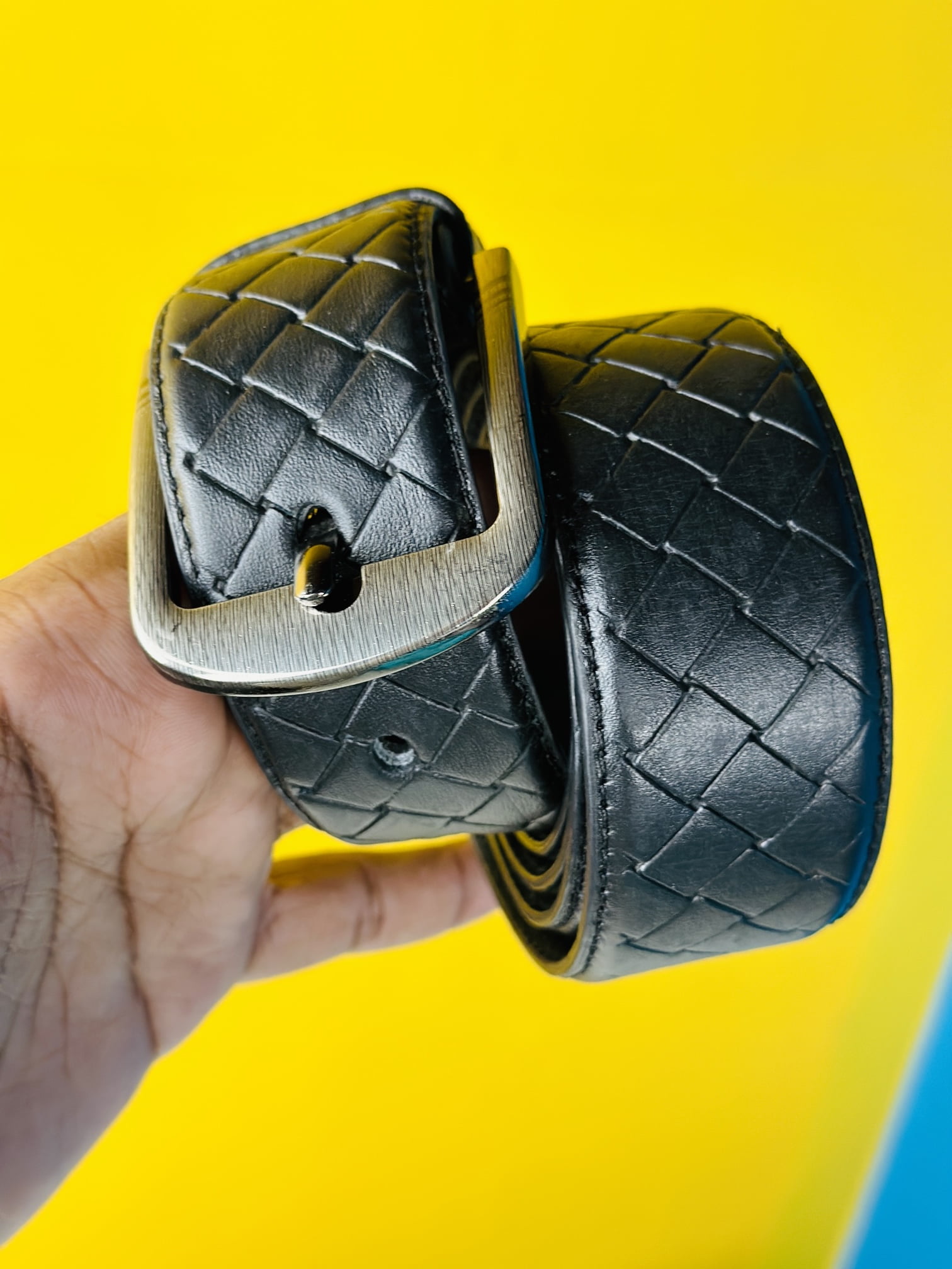 Genuine Leather Belt-  Black (GearUp1001)