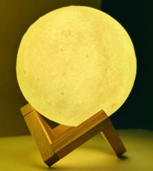 Rechargeable 3D Moon Lamp Large Size (25cm/ 10 inch)