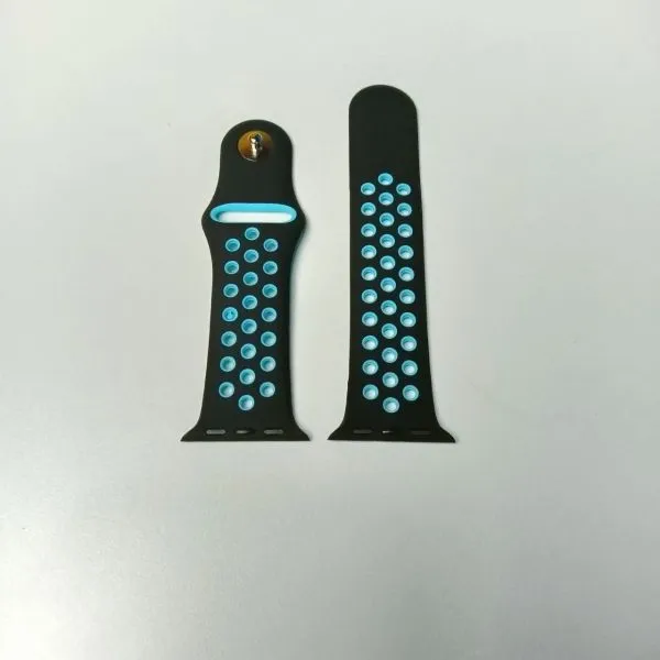 Octopus Soft Silicone Straps 38/40/41mm Black+Blue