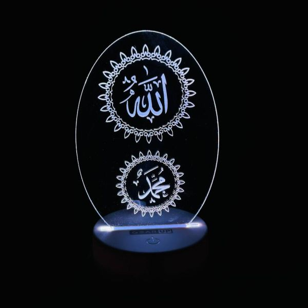 GearUP Acrylic Multicolor Night Lamp-  (1016916-BK) – 20 pcs