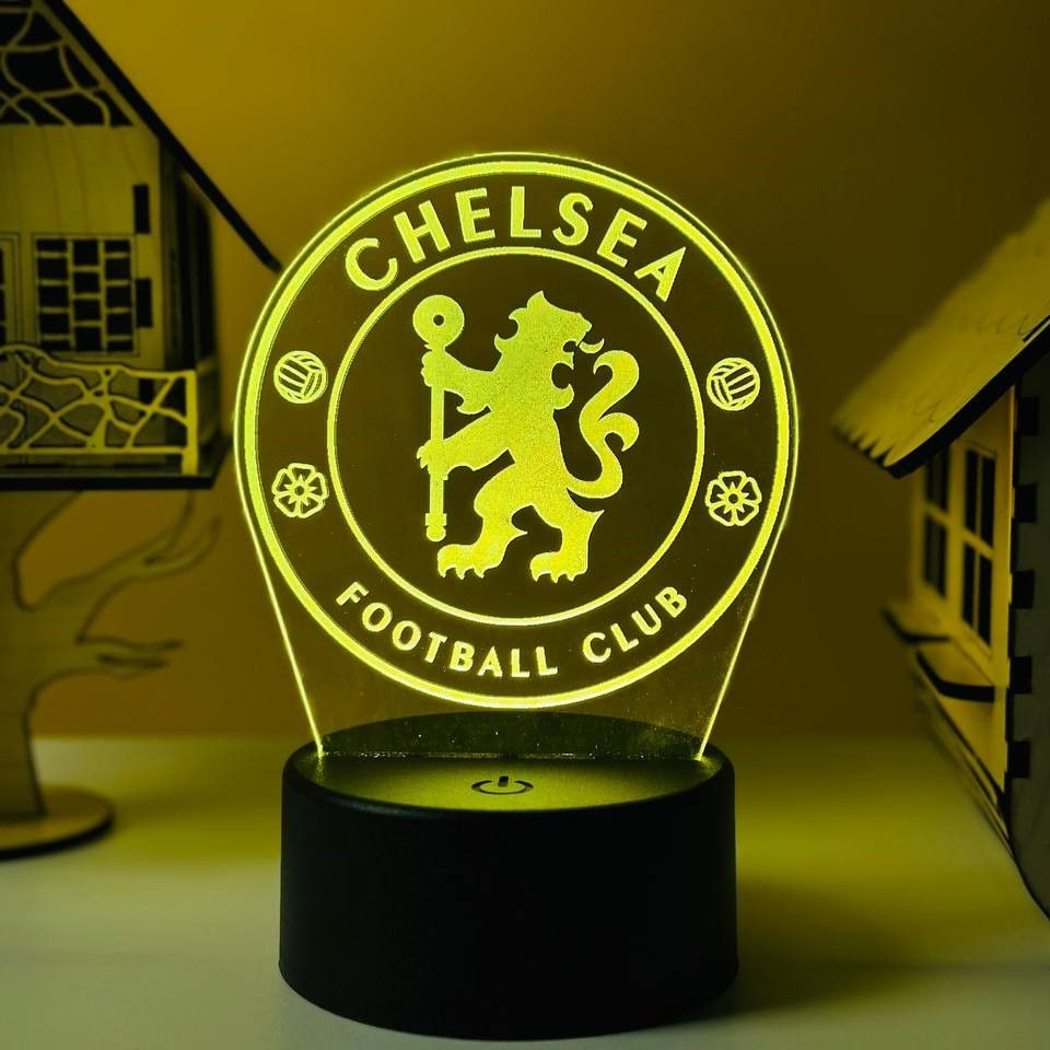 GearUP Acrylic Multicolor Night Lamp (Chelsea F.C.) WHITE – 20 pcs